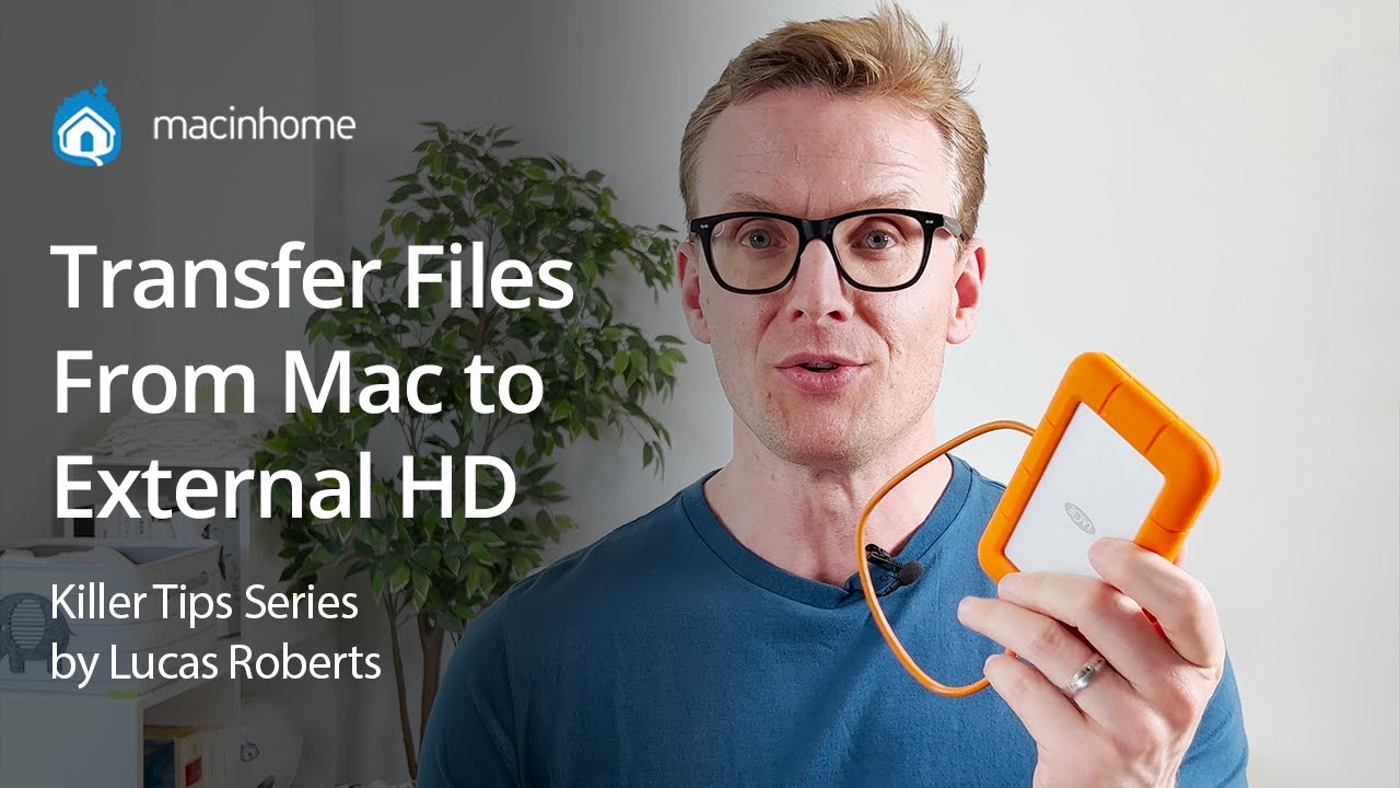 Перенос файлов с Mac на внешний жесткий диск за 3 минуты