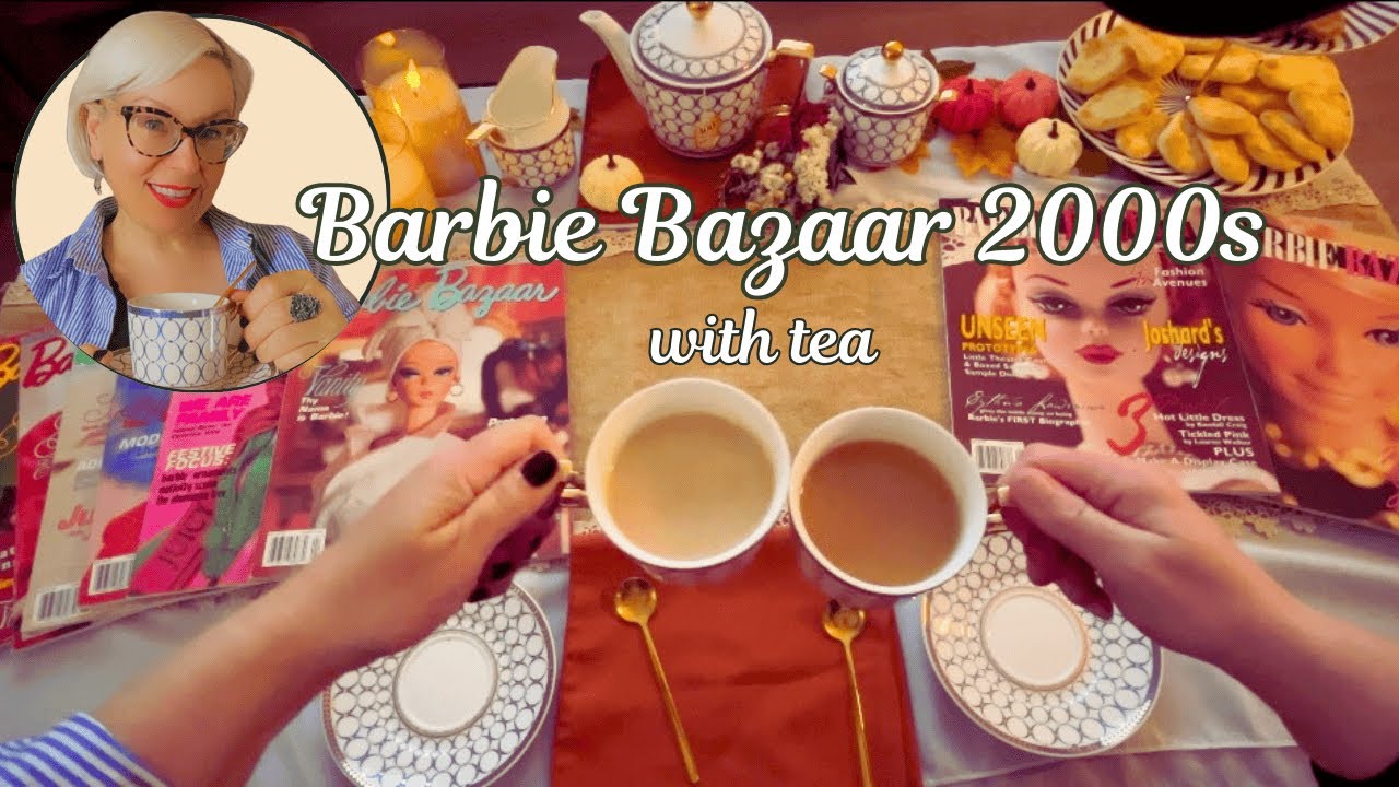 Винтажные журналы о Барби + уютное чаепитие 🫖 Barbie Bazaar 2000-х