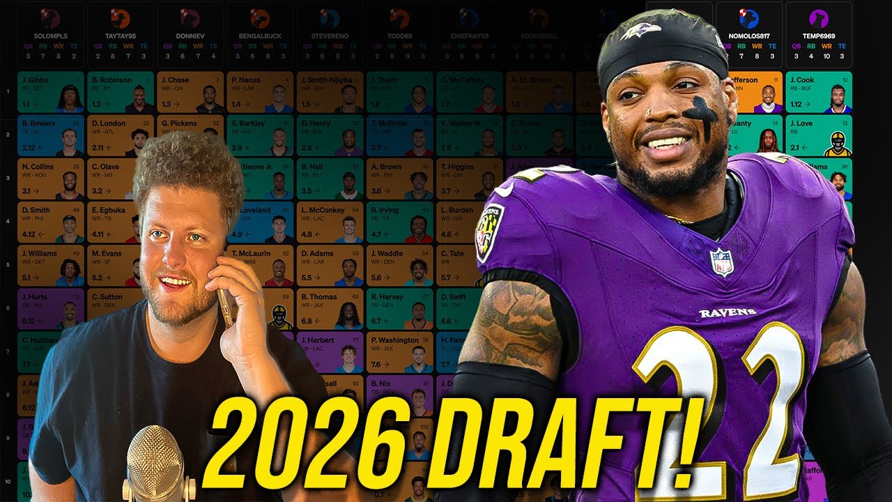 2026 Fantasy Football Draft (Insane Values)