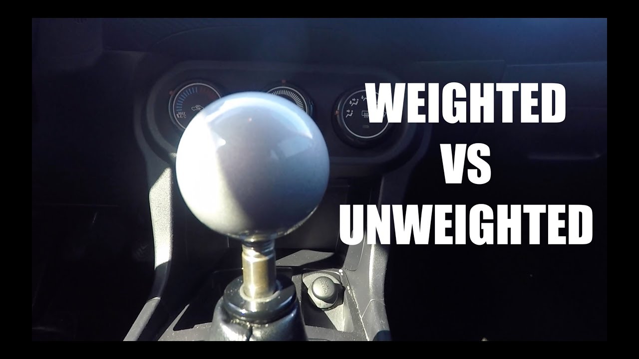 Does a weighted shift Knob really matter?