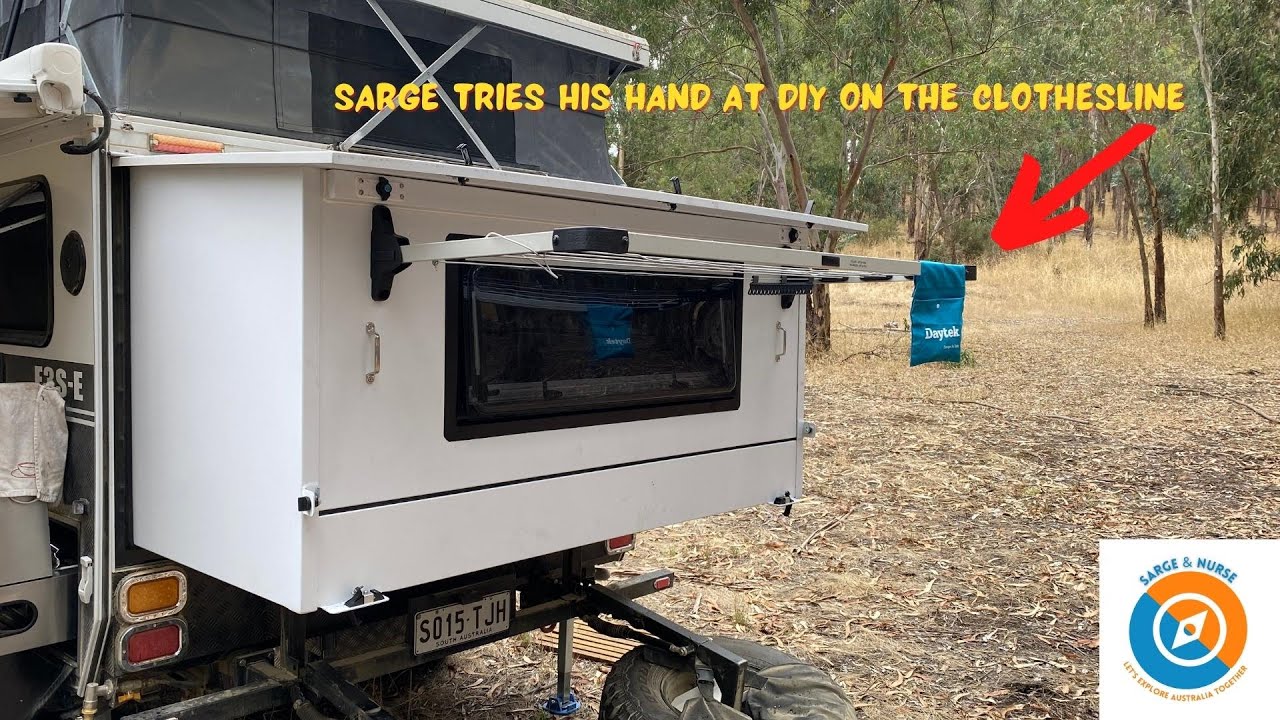 Hybrid Van Clothesline Install | Sarge Tries His Hand @ DIY