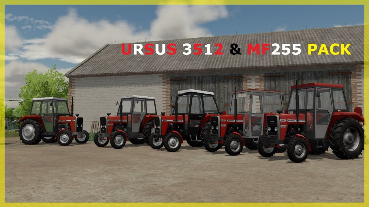URSUS 3512 & MASSEY FERGUSON 255 PACK #download #farmingsimulator22 #polskawieś #ursus #LSPORTAL
