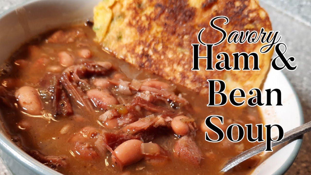 How to Make Delicious Ham & Bean Soup| Savory Ham & Beans| Leftover Holiday Ham #ComfortFood