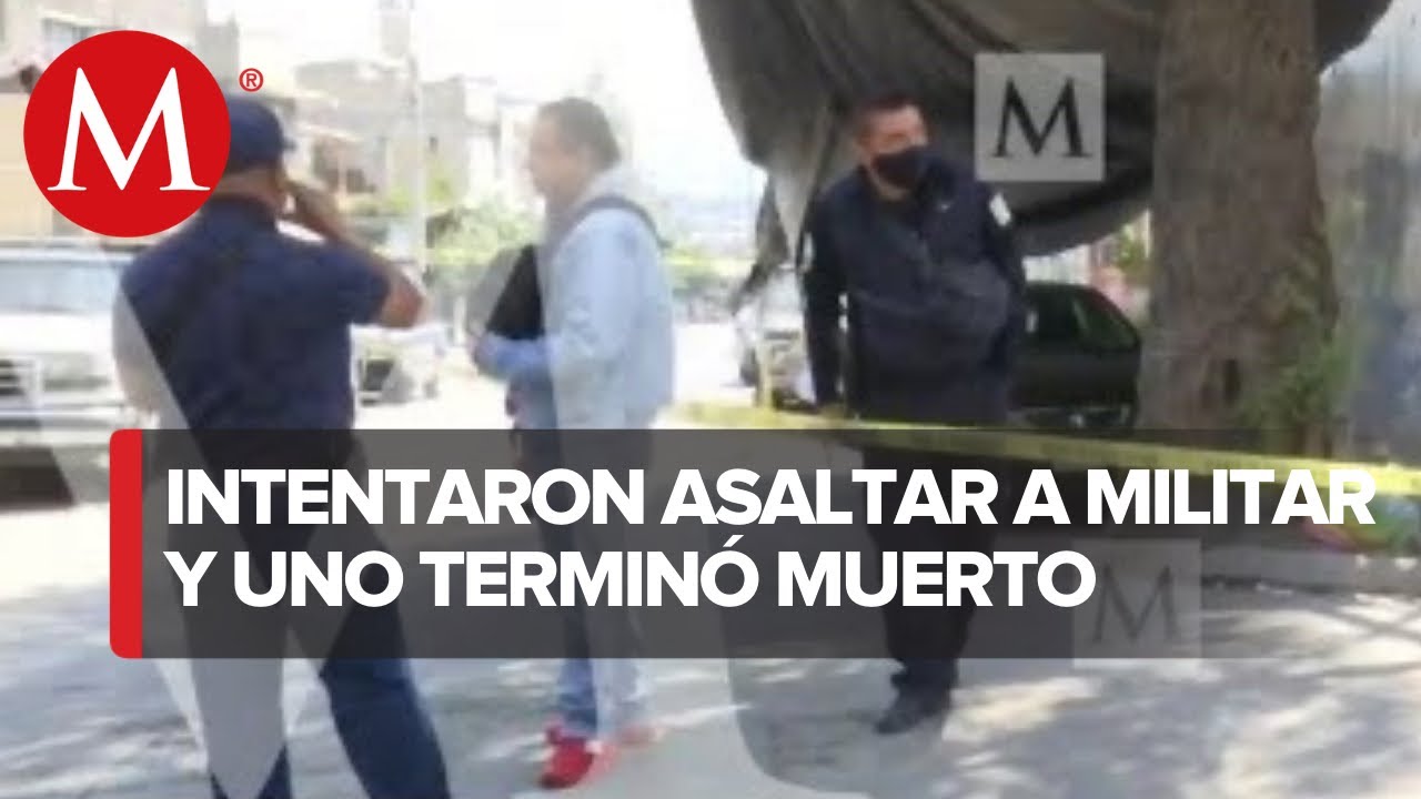 Presunto delincuente abatido por militar en Edomex