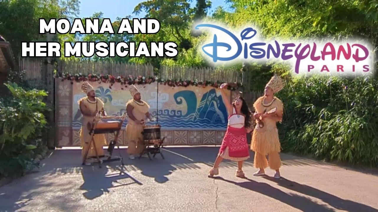 Moana and her Musicians Disney Music Festival 2025 at Disneyland Paris