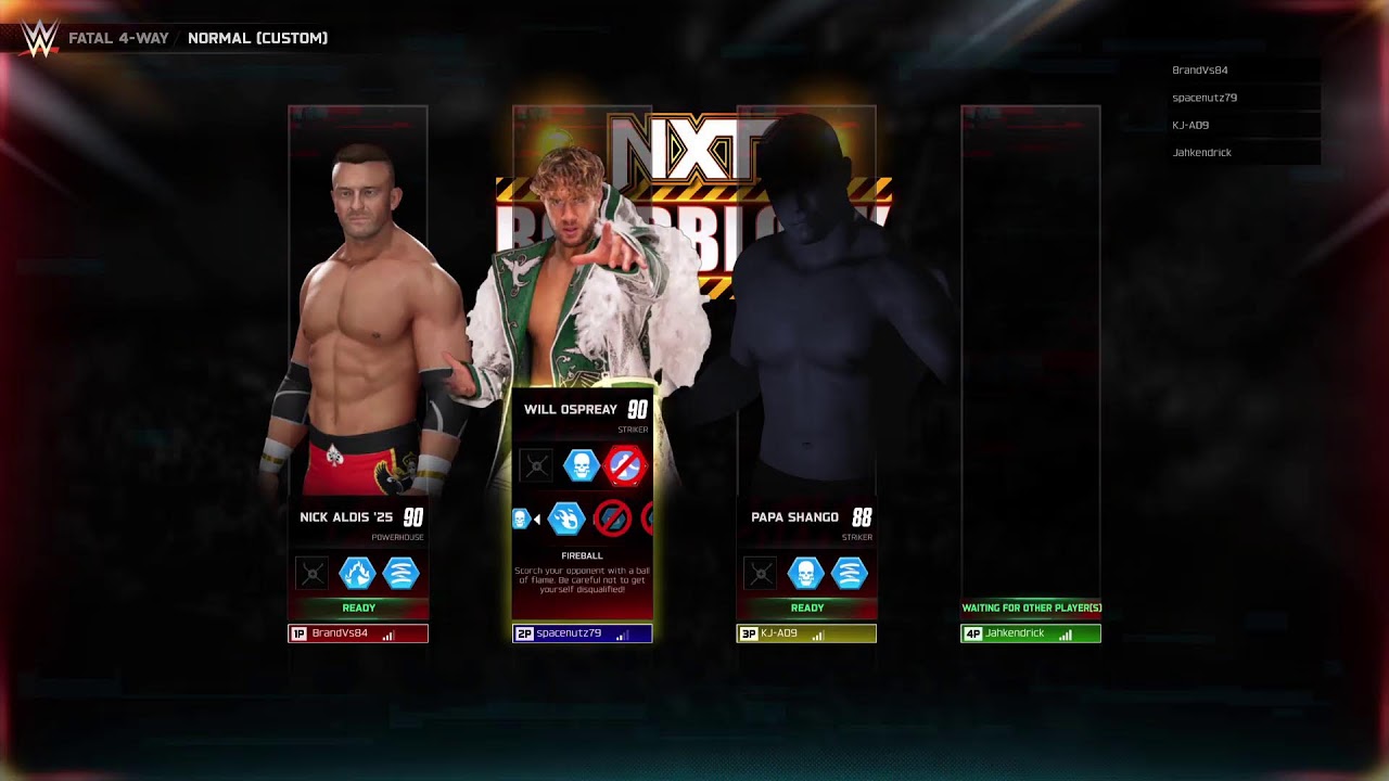 WWE gameplay