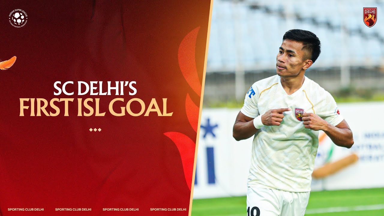SC Delhi’s First Ever ISL Goal ⚽️ | Augustine Lalrochana scores against East Bengal FC 🐦‍🔥🔴
