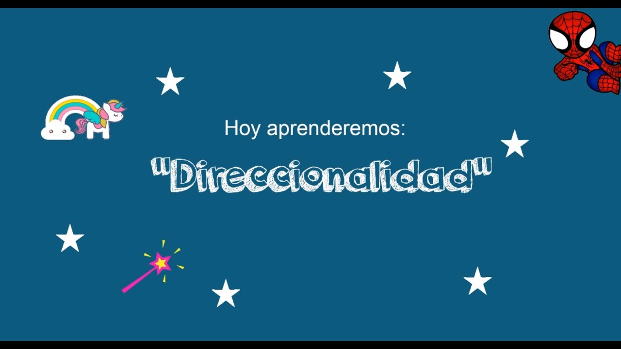Direccionalidad parte 1° - Arriba, abajo, derecha, izquierda. | Nivel Inicial 5 años:  Día martes.