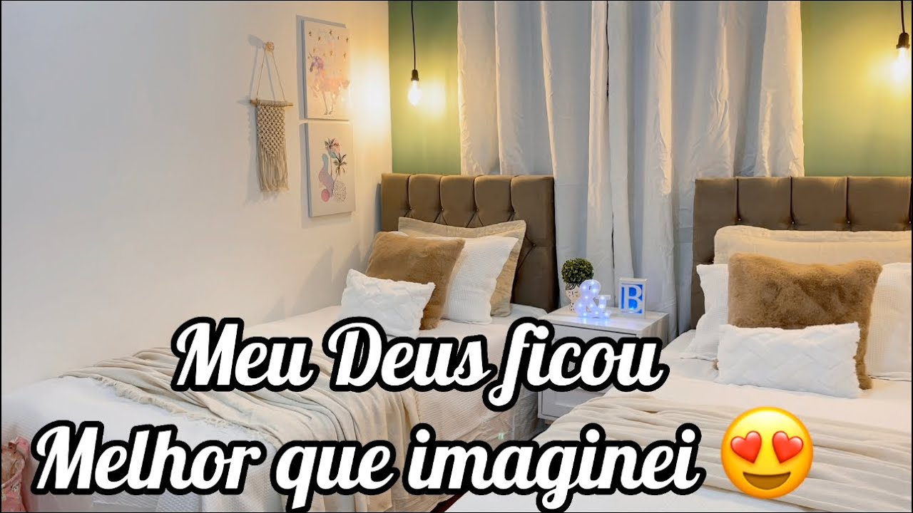 Meu Deus que antes e depois/ quarto compartilhado menina e menino