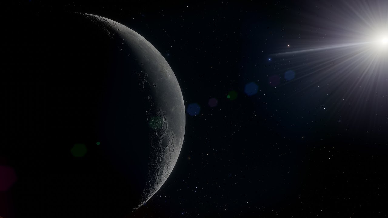 Moon Orbit | Calm Space and the Milky Way