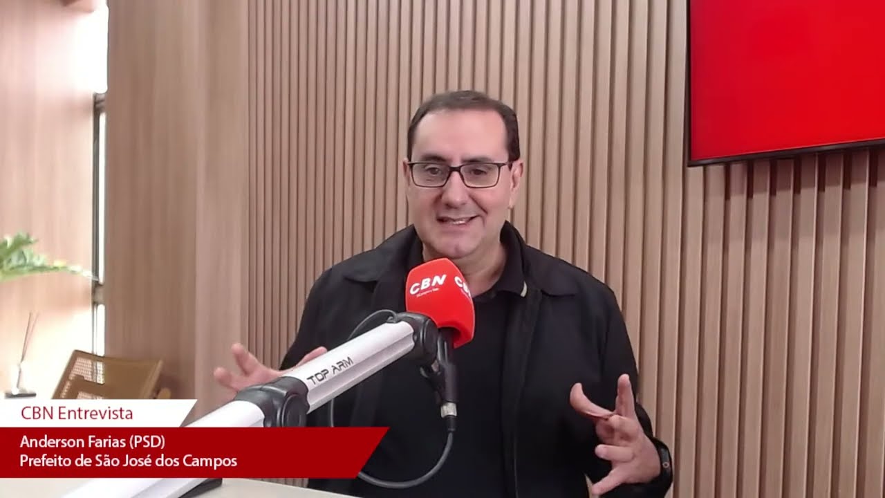CBN VALE 1ª Edição: Anderson Farias (Prefeito SJC), Cel. Pires (CSI) e Amiris de Paula (Governo SP)