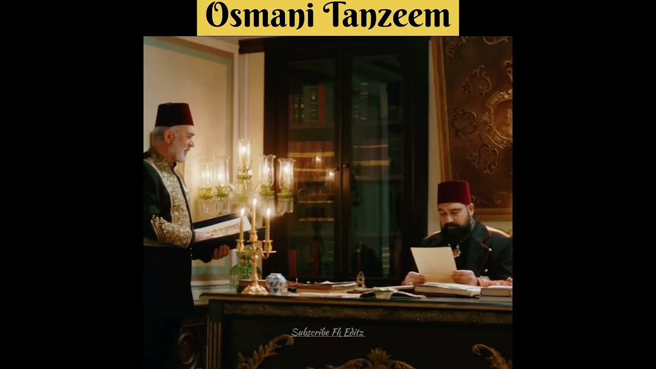 💫Osmani Tanzeem💫Sultan Abdul Hamid 4k Edit #shorts #viral