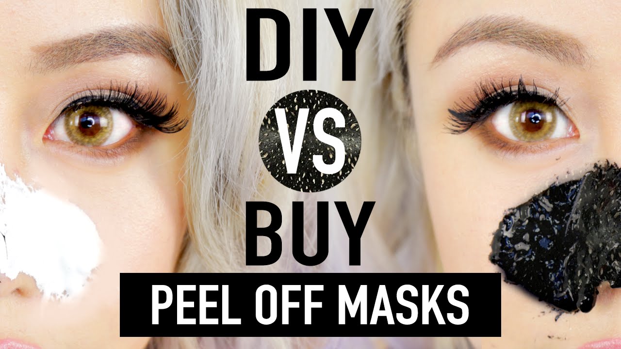 DIY Peel Off Mask To Remove Blackheads ✦ DIY vs. BUY Comparison ?? ♥ Wengie