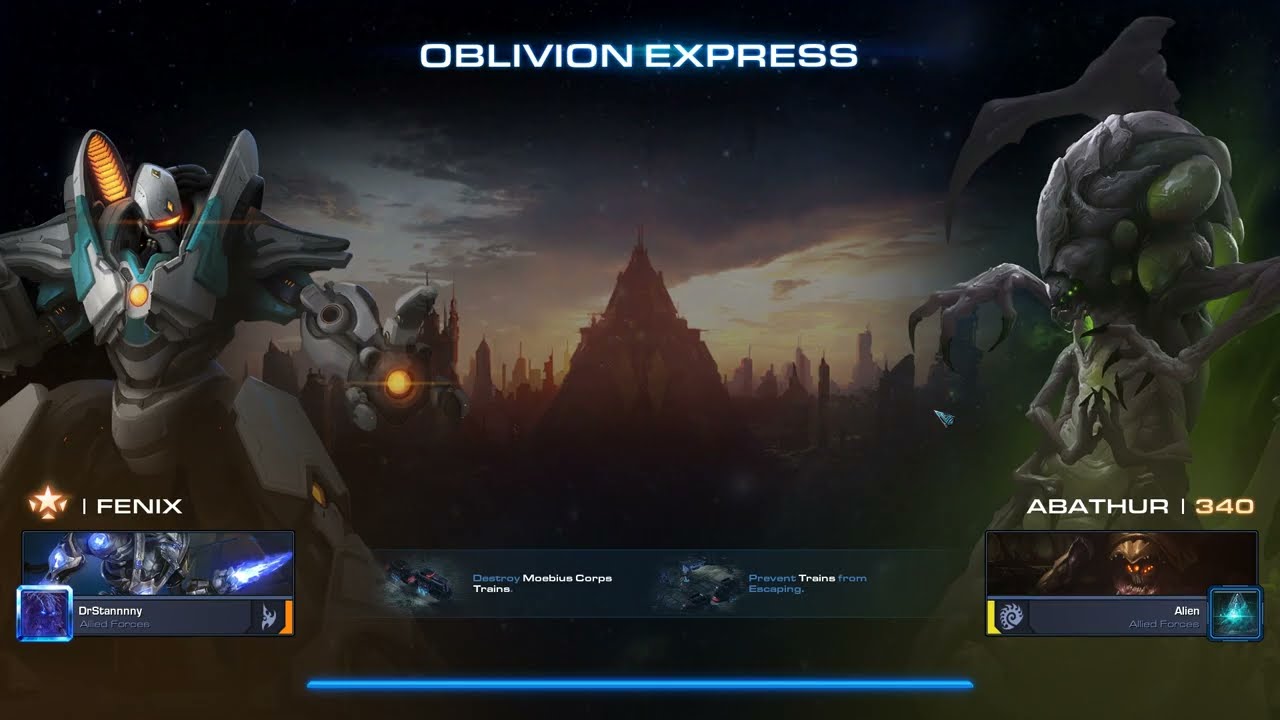 StarCraft 2 Co-Op lvl 1000 Fenix. Carryers has Arrave!!!