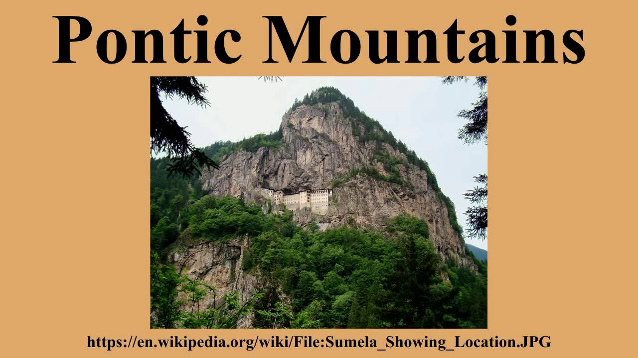 Pontic Mountains