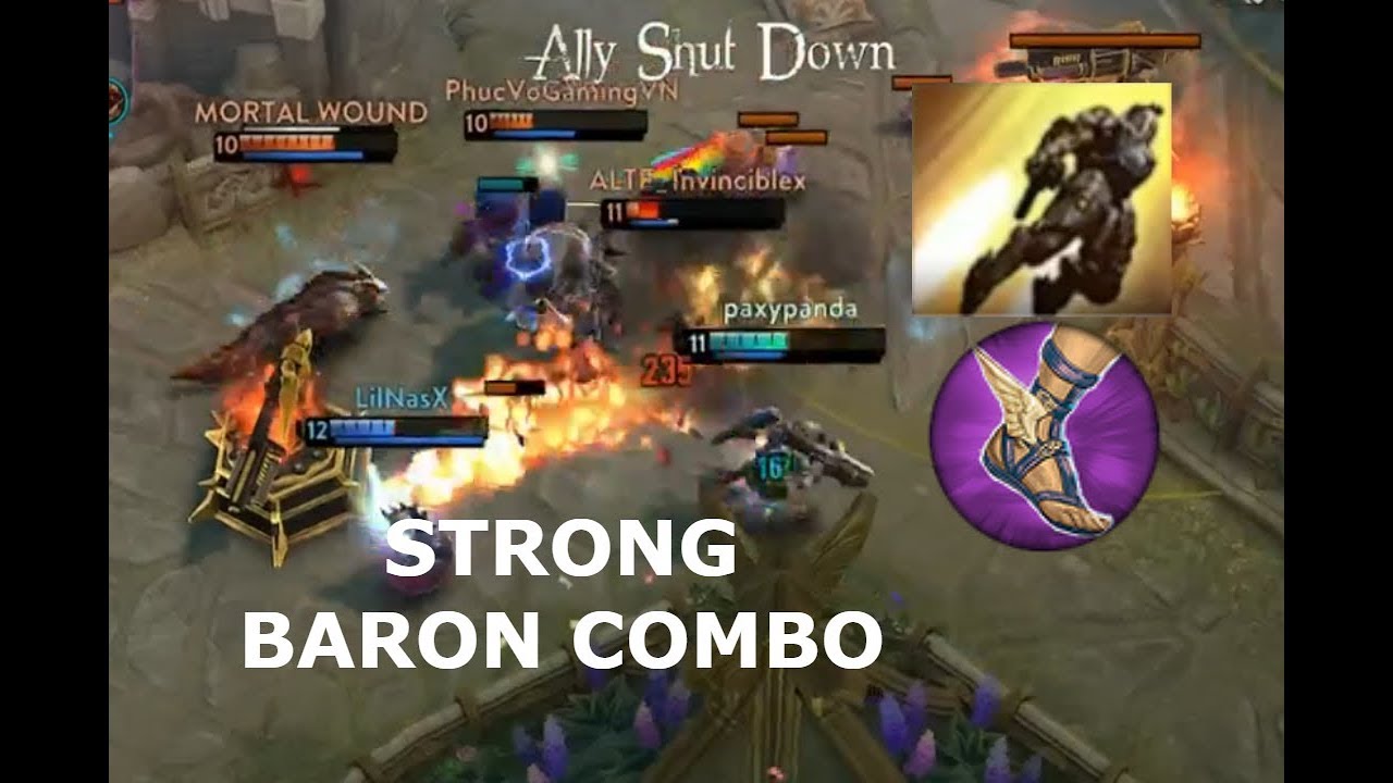 STRONG BARON COMBO! Vainglory 5v5