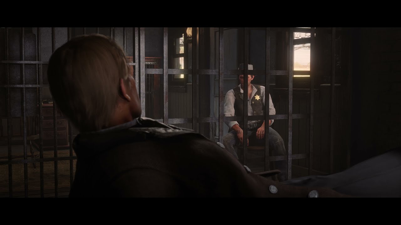 Dutch Breaks You Out of Jail, Blows Up Rhodes Sheriffs Office - Red Dead Redemption 2
