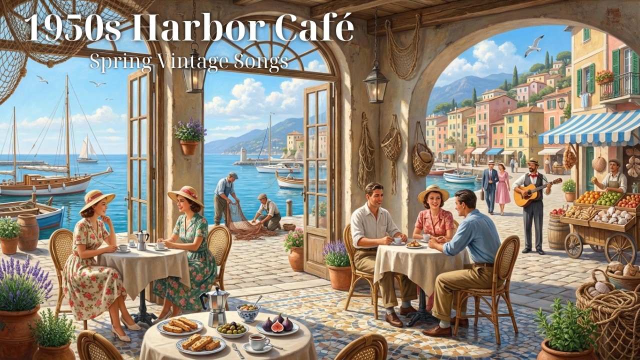 Trip to 1950s Harbor Café | Palvoria’s Vintage Songs