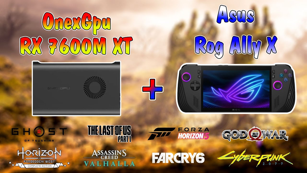 OneX Gpu RX 7600M XT + Ryzen Z1 Extreme 1440P Ultra | Ally X | Fps Vn