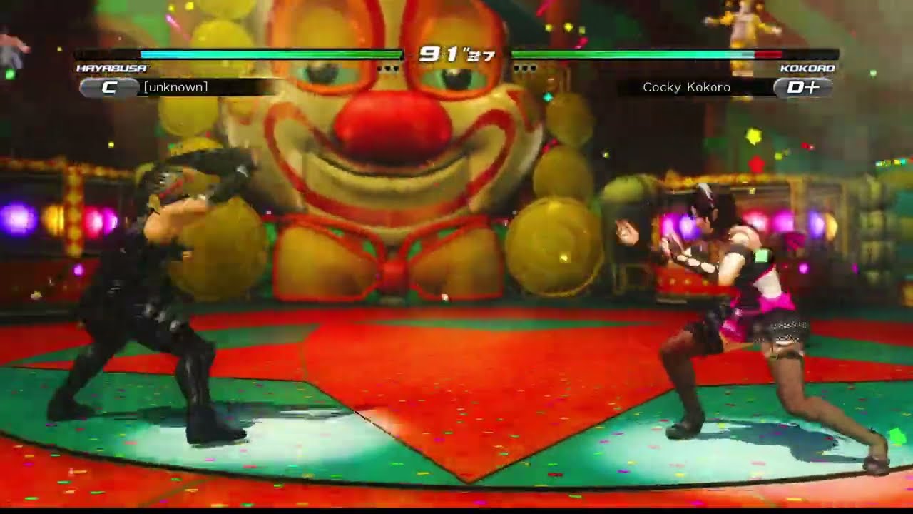 DOA5LR online battle Kokoro こころ VS Random characters 