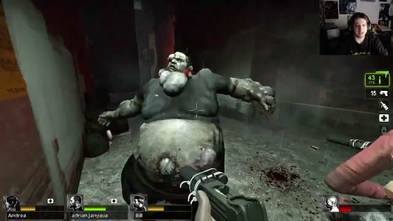Jugando a Left 4 dead 2 con amigos de nuevo !!