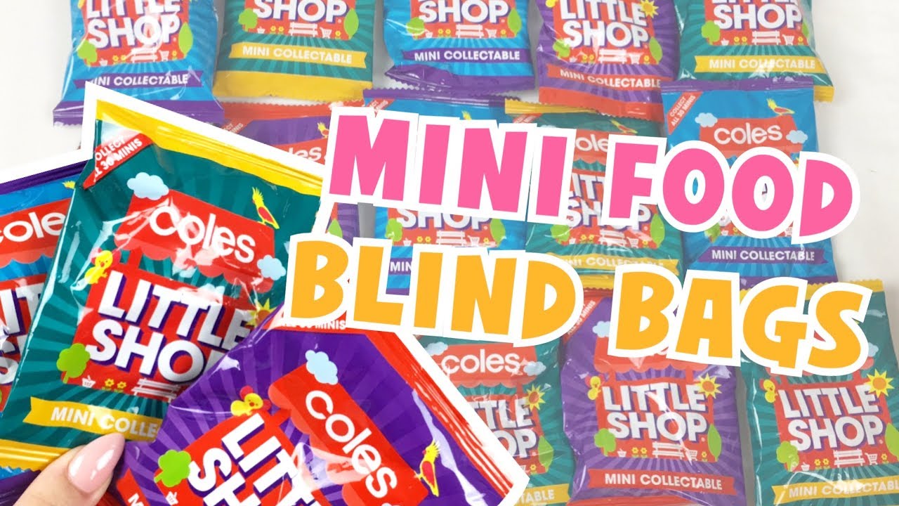CUTE SUPERMARKET FOOD MINIATURES?! | Coles Little Shop Collectables + Collector's Case Opening ♡