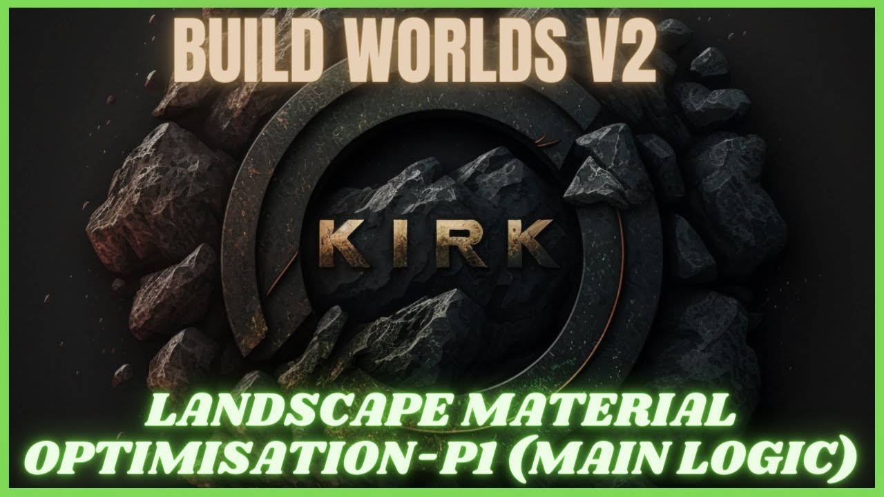 Landscape Shader Optimization P1 | Material Debugging | BWV2