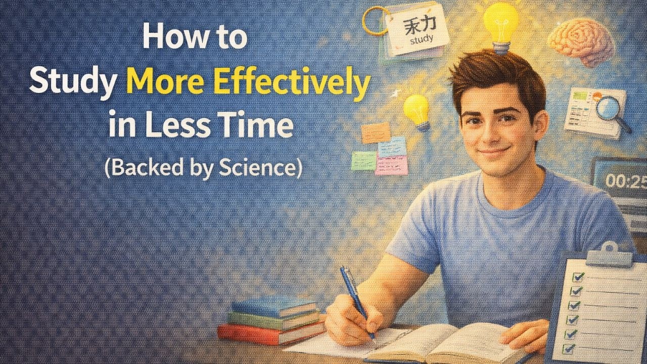 How to Study Less and Score More (Science-Backed Learning Strategies)
