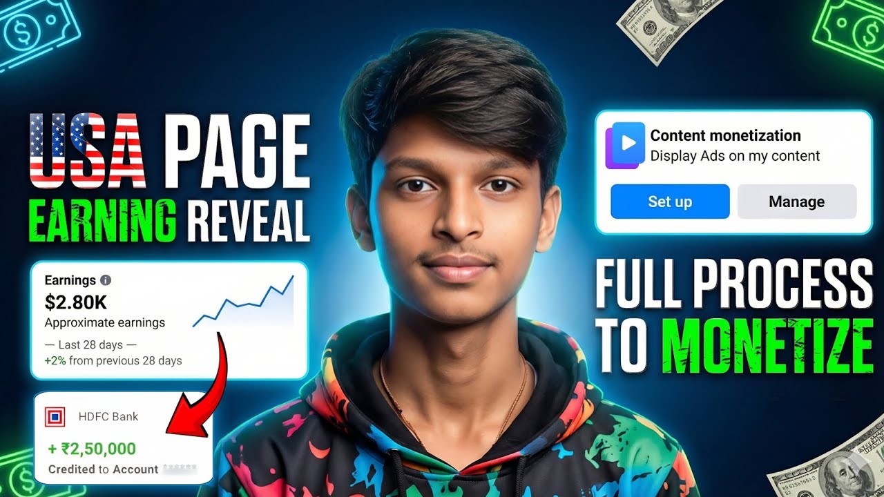 How I Earned $2800 From Facebook USA Traffic! Full Monetization Guide 💰🔥