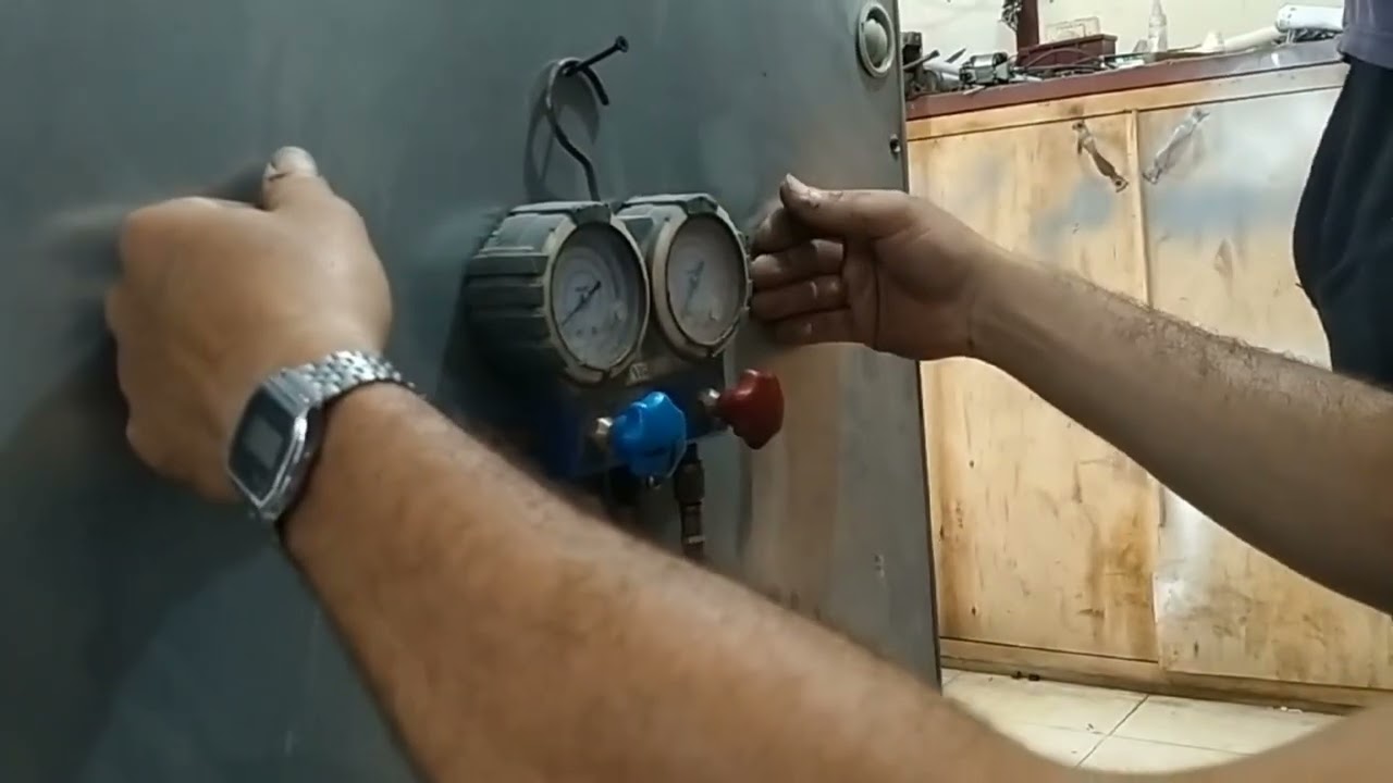 شحن ثلاجه توشيبا وتخطي اي عقبه اثناء الشحن نظرى و عملي من ألف إلي اليا