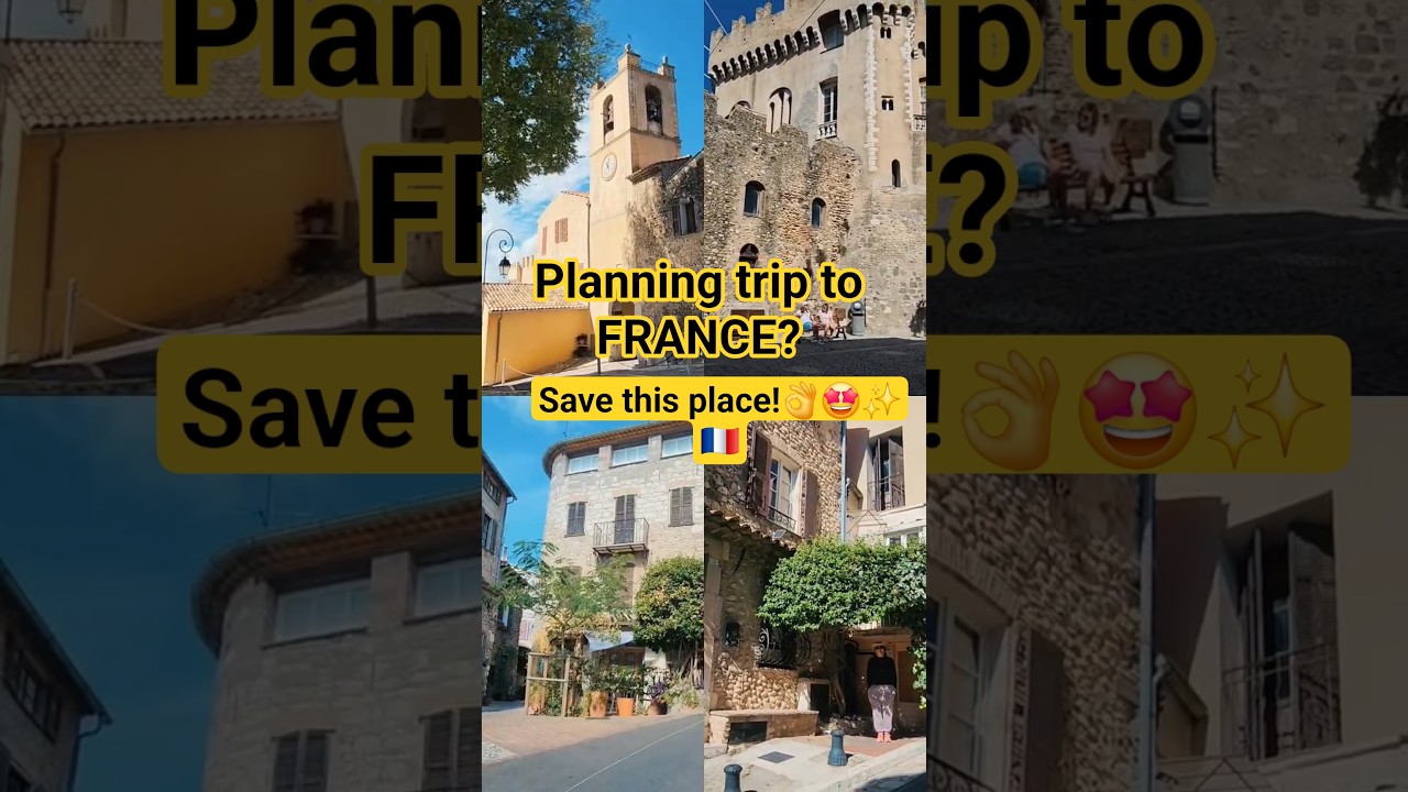 Most Beautiful Village in France? 🇫🇷 | HAUT-DE-CAGNES 👌🥰 