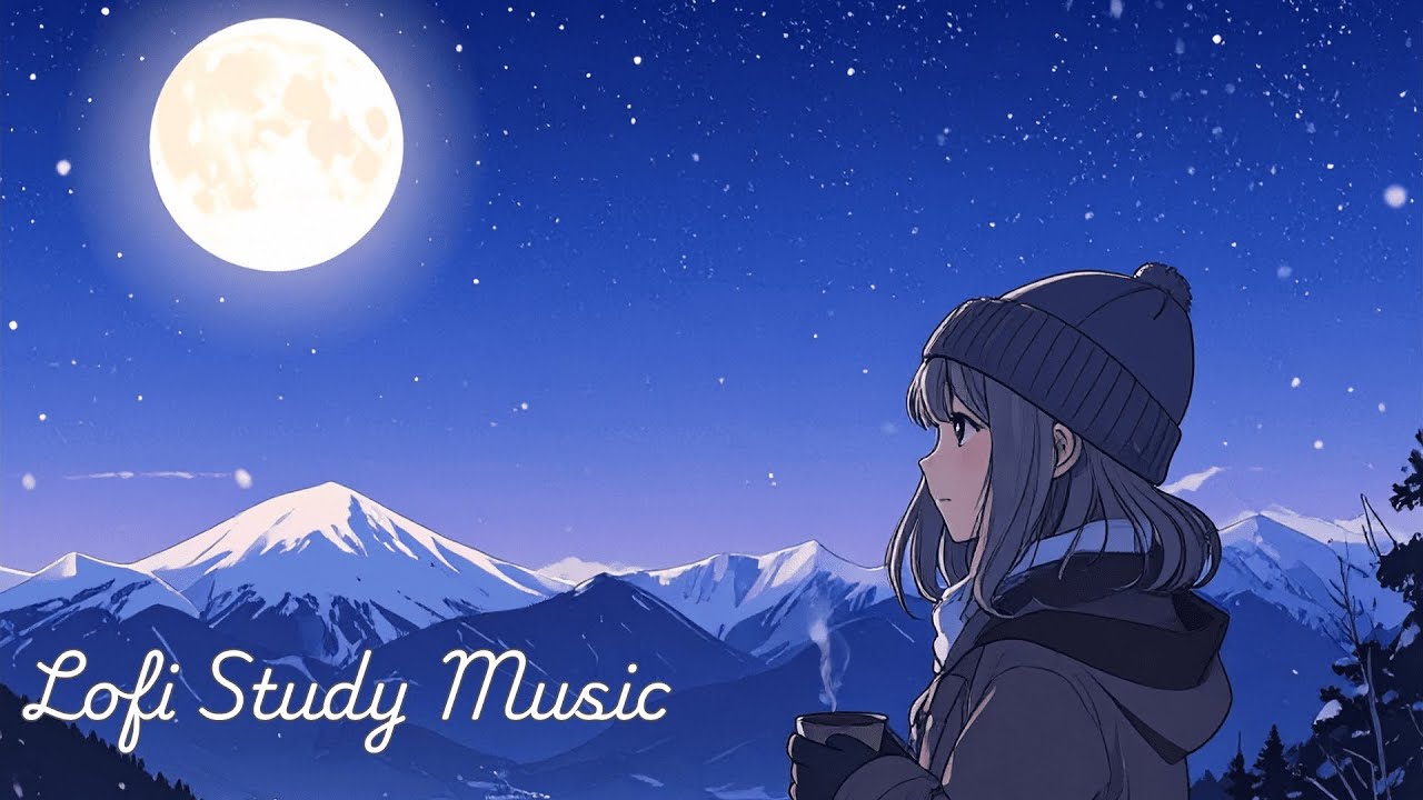 Lo-Fi Music – Winter's Gentle Glow for Long Night Sessions 🔁