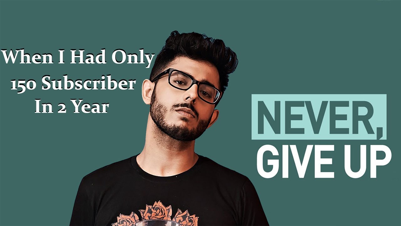 'NEVER GIVE UP' (ft. Carryminati) - Motivational Video | Carryminati Inspirational Speech