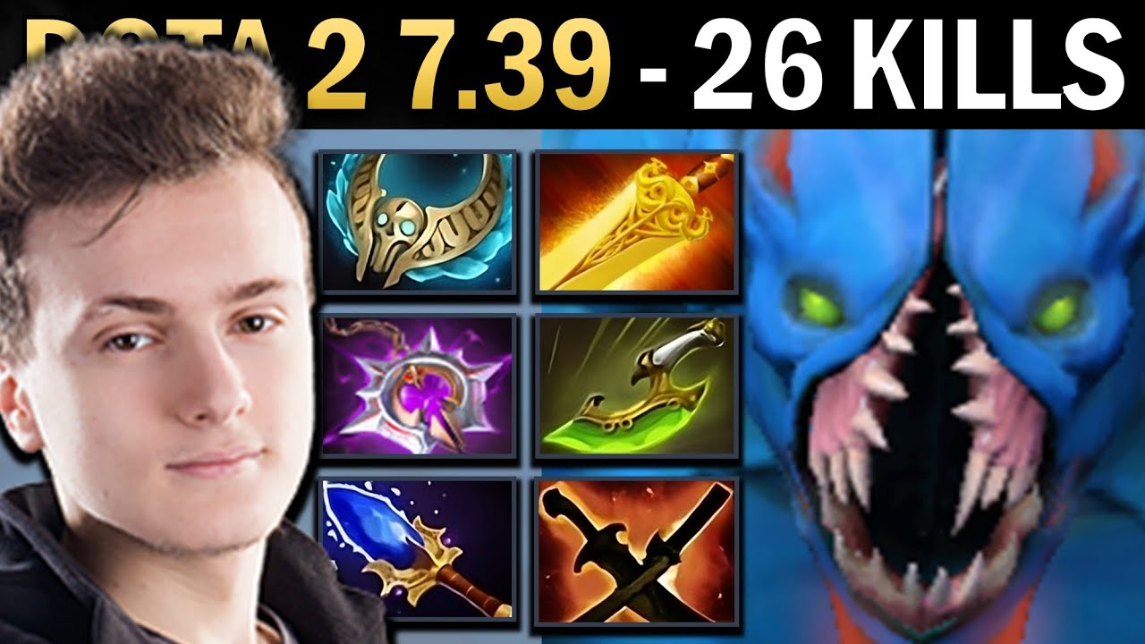 Nightstalker Gameplay Miracle with 26 Kills and Brooch - Dota 7.39