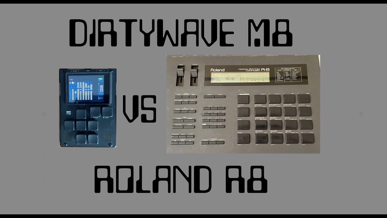 Autechre Crystel Cover - M8 vs Roland R8