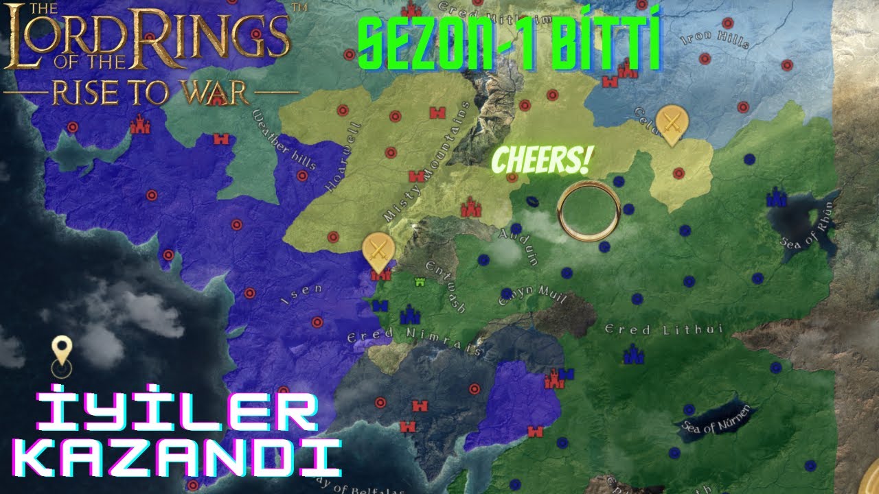 Sezon-1 Bitti | İyi Fraksiyonlar Kazandı | S1-534 Part-6 | LOTR: Rise to War