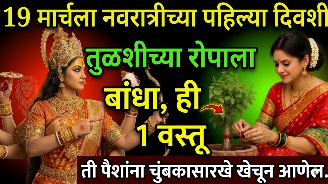 19 मार्च नवरात्र विशेष: तुळशीच्या रोपाशी जोडलेली पारंपरिक कृती आणि तिचे आध्यात्मिक महत्त्व