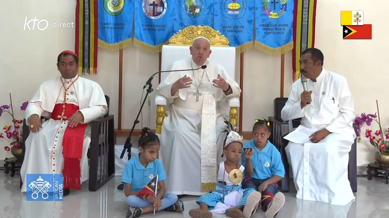 Visite aux enfants handicapés de l'école Irmãs Alma - Timor oriental