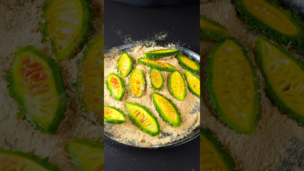 Crispy Karela🤤 #shorts #asmr #karela