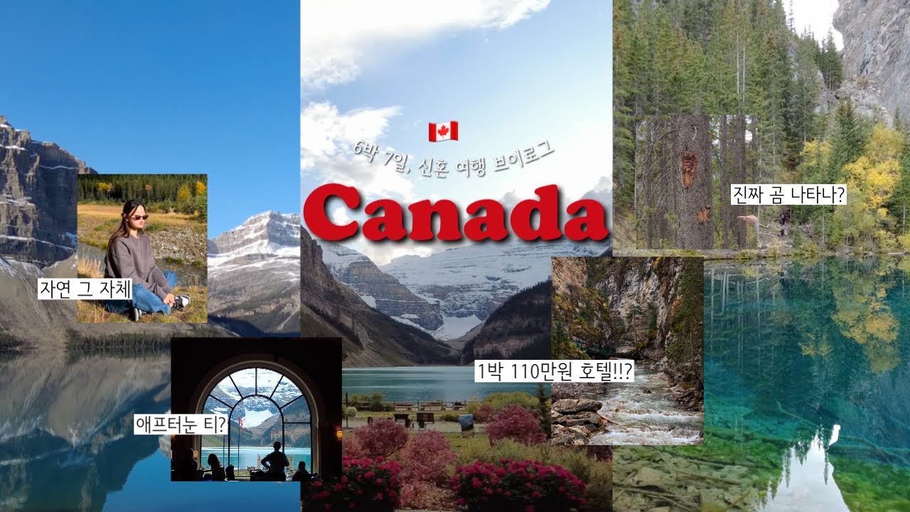 🇨🇦[vlog] 6박 7일, 신혼여행 in 캐나다💗| 캘거리, 캔모어, 밴프| 귀한 맛집 정보 및 로키 산맥에 압도당하기.zip🍁
