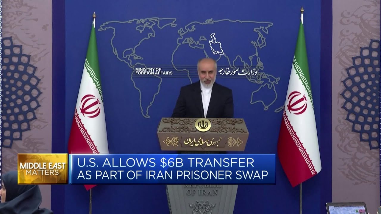 U.S. allows a $6 billion transfer of Iranian funds in exchange for 5 American prisoners