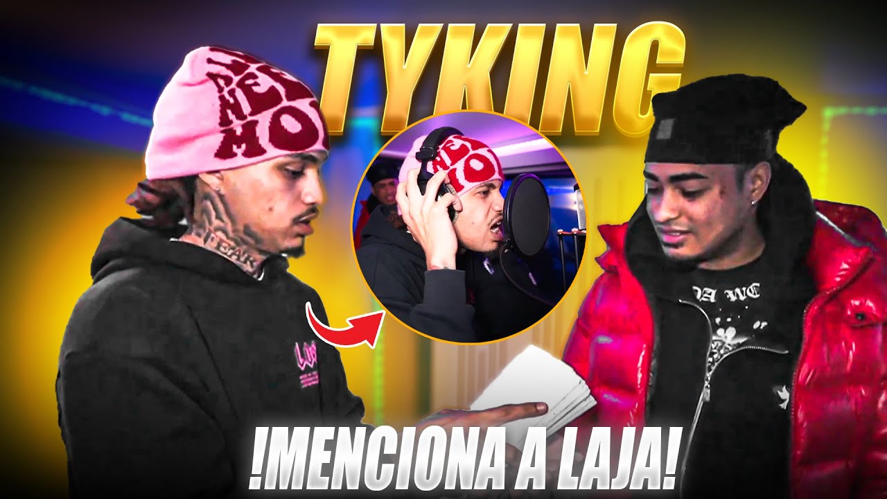 ReyDeLaCity LLEGA AL STUDIO CON TYKING 🐐🔥 Y LE TIRA A LAJA 😬