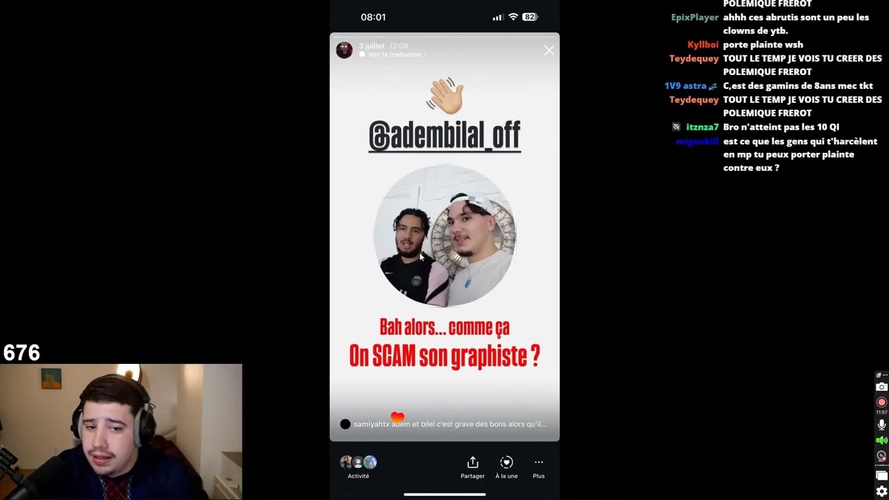 !!REACT!! à Punisher   ADEM&BILAL PORTE PLAINTE CONTRE MOI