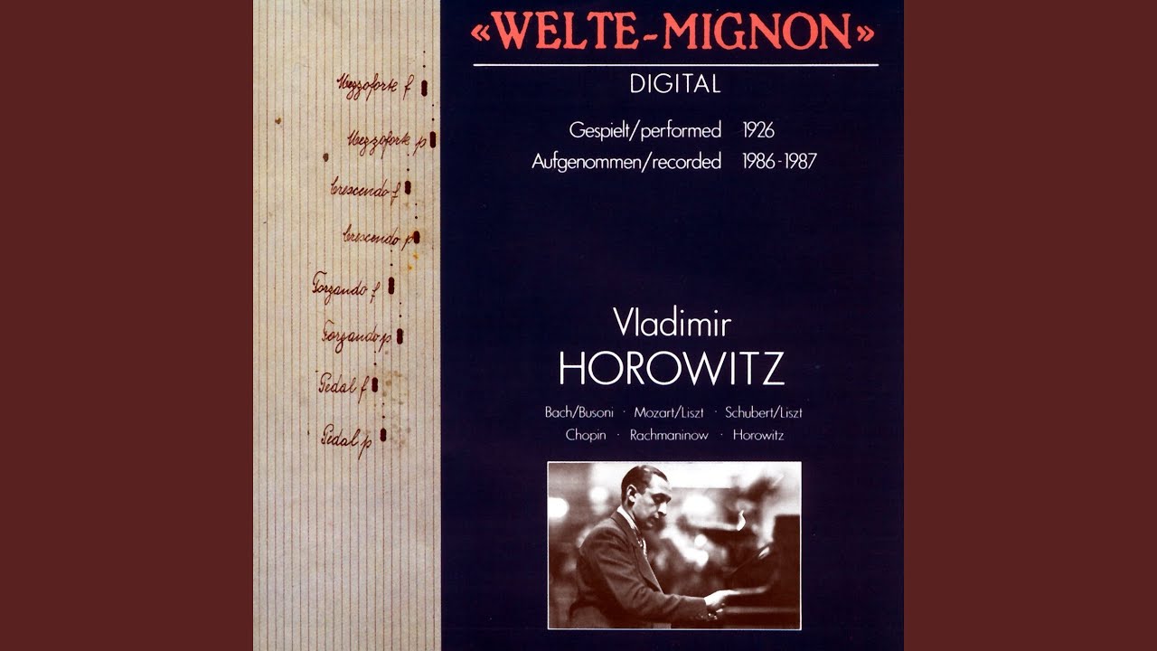 Mazurka cis-moll op.63 Nr.3 (Welte-Mignon 1926 / 1986/87)