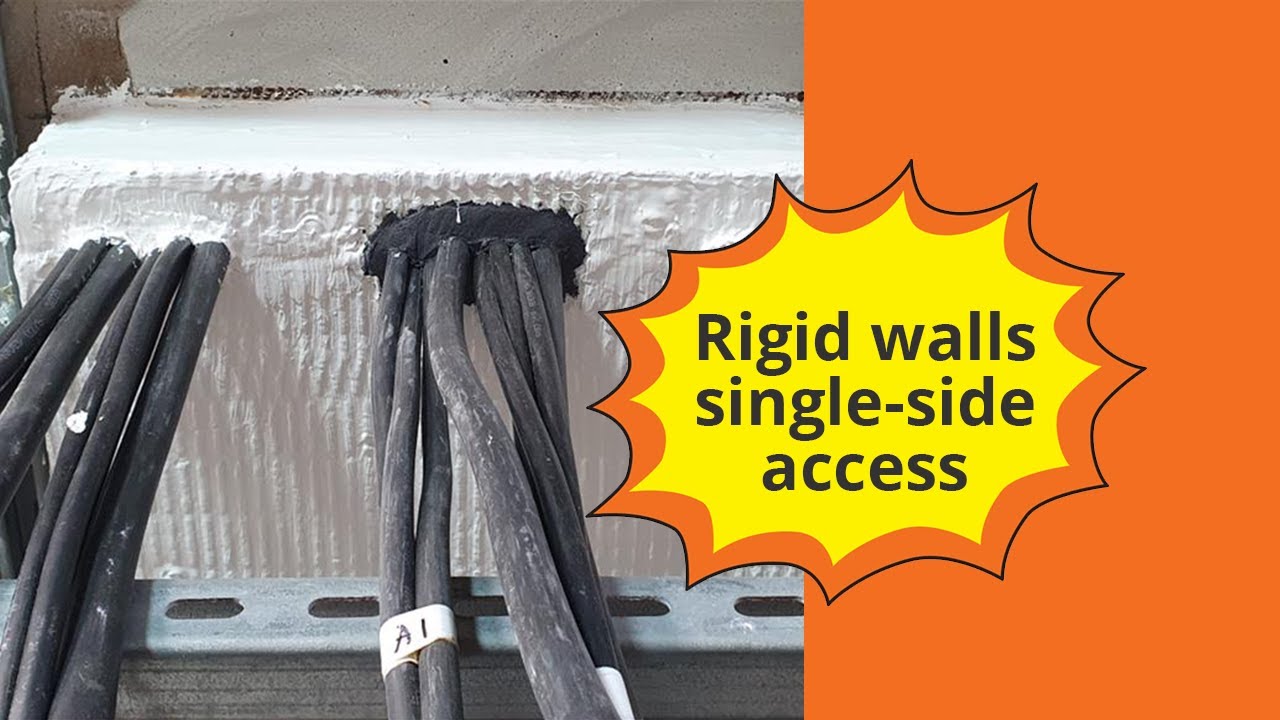 Firestopping Tested Details: Rigid Walls With Single-Side Access (Cables, Conduits, & Metal Pipes)