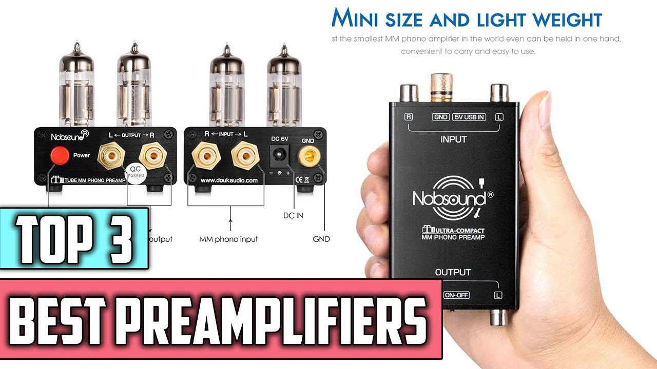 ✅ Top 3 Best Preamplifiers