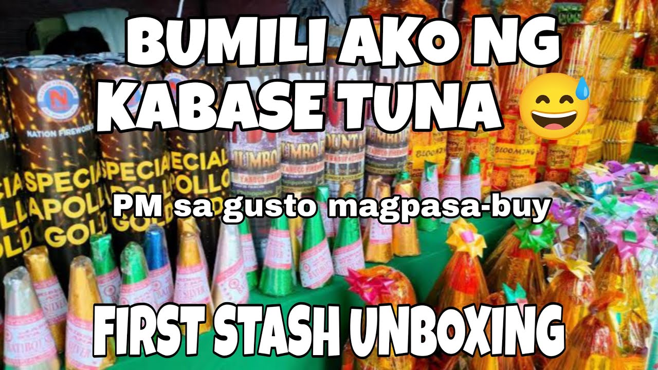 FIRST STASH UNBOXING | For new year's 2026 | Bumili ako KABASE TUNA 