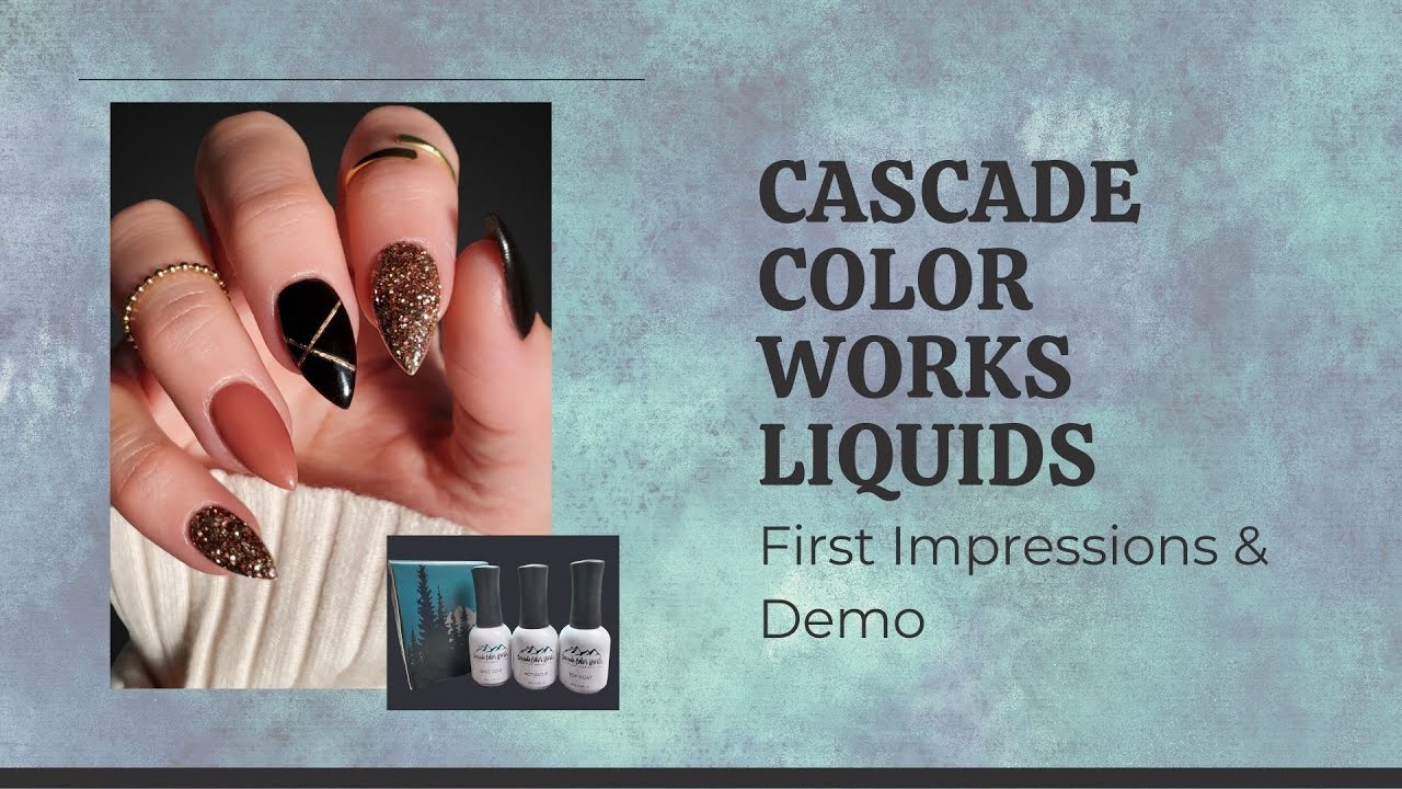 First Impressions & Demo // Cascade Color Works Dip Liquids // DIY Dip Nails at Home