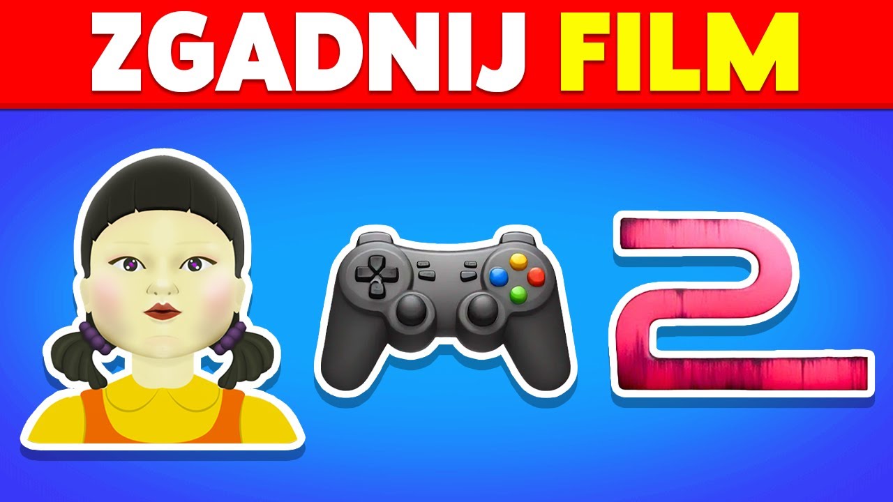 Zgadnij FILM Po Emoji Quiz 🎬🍿 100 Filmowy Quiz | Moana 2, Squid Game 2, Wicked