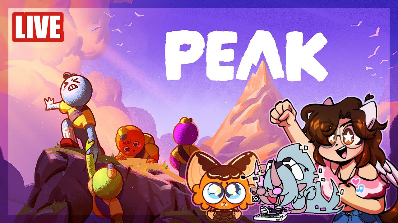 Reaching the top w/ @Chomptera and @Aelexsis | PEAK game (LIVE)